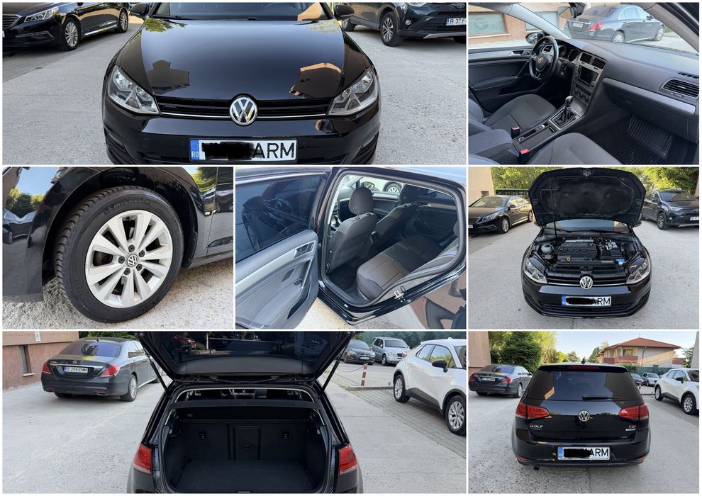 VW Golf 7 Facelift BlueMotion 1 6 TDI 110CP 2017 DSG Automata Euro 6 carvertical pe verde✅