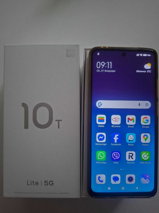 Смартфонът Xiaomi Mi 10T Lite 5G (128GB/6GB RAM)
