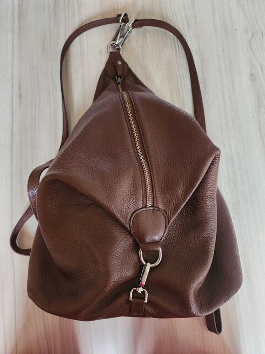 Италянски дамски раница, от естествена кожа!