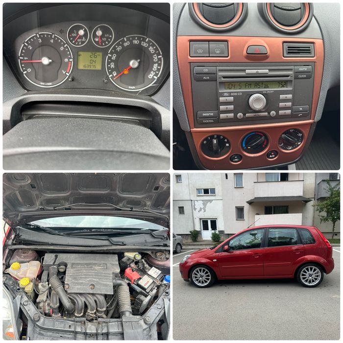 OCAZIE - FORD FIESTA 1.4 benzina  , 4 usi , din 2008 , IMPECABILA … adusa ieri din Germania  ,
