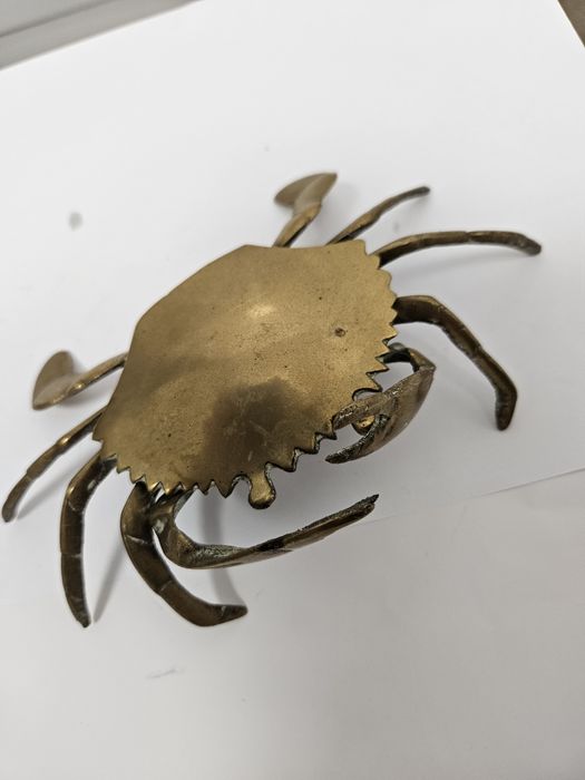 Scrumiera de bronz , crab !