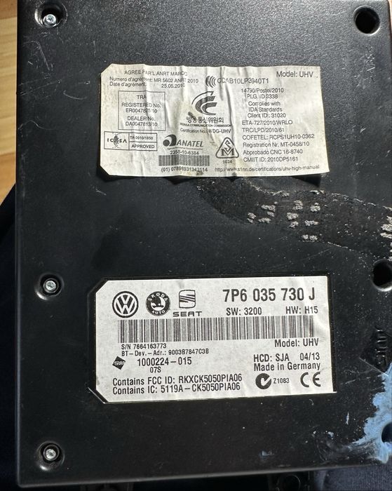 RCD510 Dynaudio + Modul Bluetooth premium