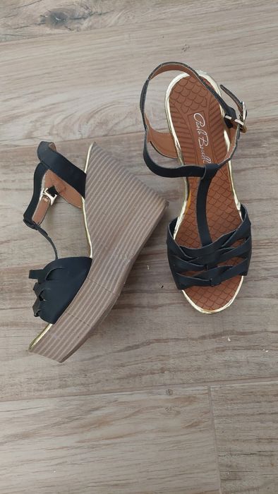 Дамски сандали платформа 37 / Обувки с нисък ток 38