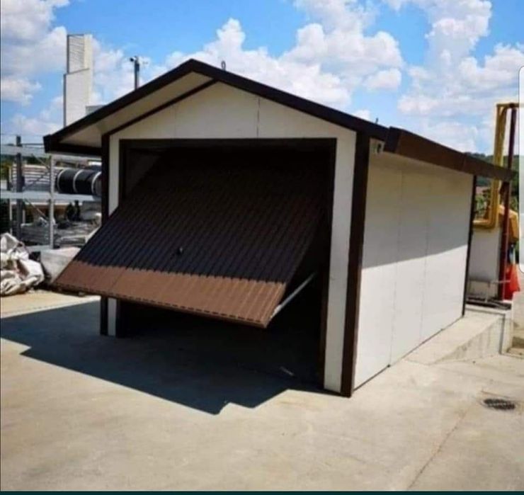 Garaj metalic din panouri sandwich 3 x 6.5m