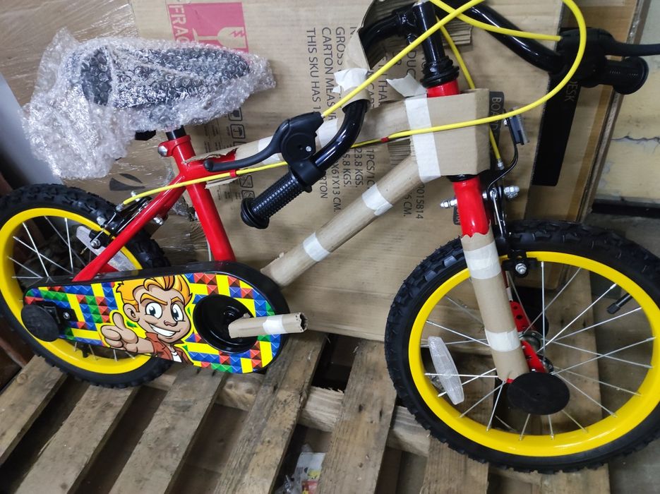 Нов детски велосипед ( колело ) Morelarge TYKE 16"  + помощни колелца