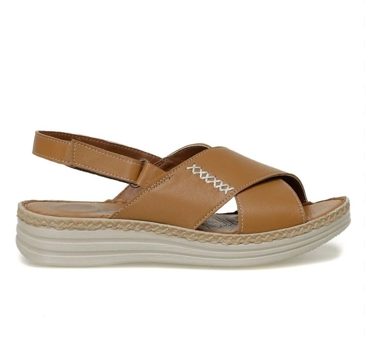 Кожаные босоножки Polaris