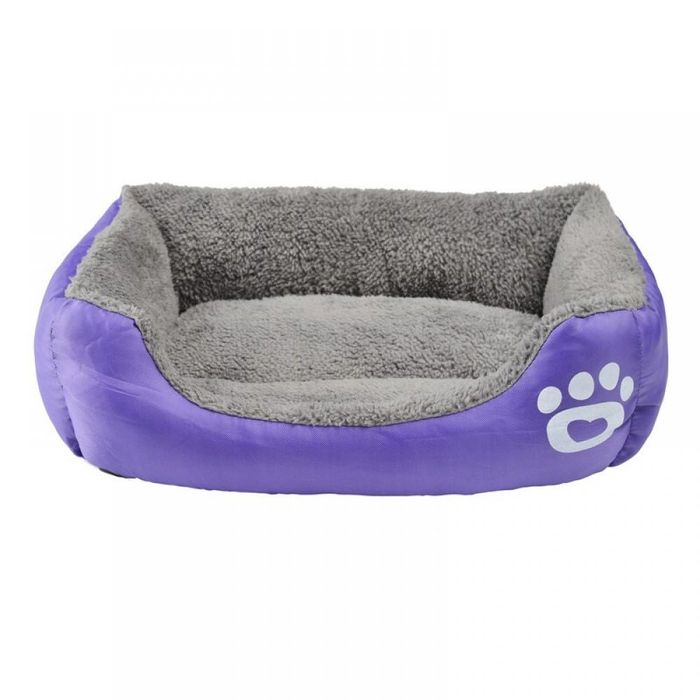Легло за голямо куче с лапичка ХХЛ лилаво
