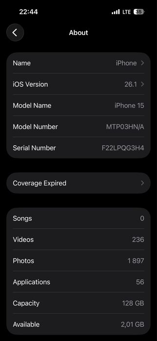 Iphone 15 128 gb