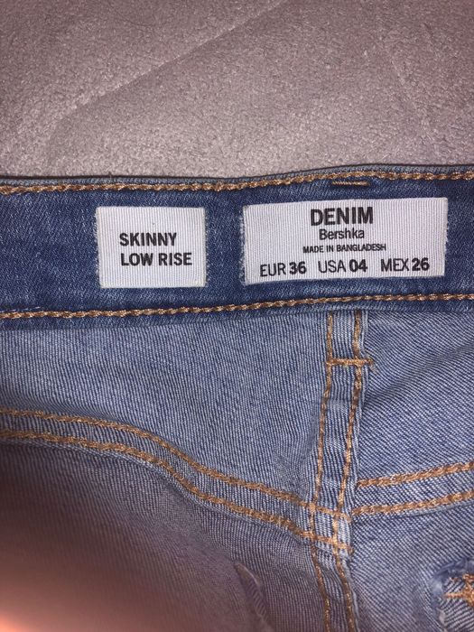 Blugi skinny cu talie înaltă BERSKA