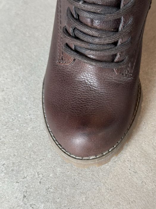 Cizme maro piele Hush Puppies 35