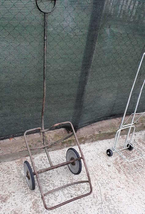 Carucior pe 2 roti pentru butelie, rezervorul de fecale, alte bagaje