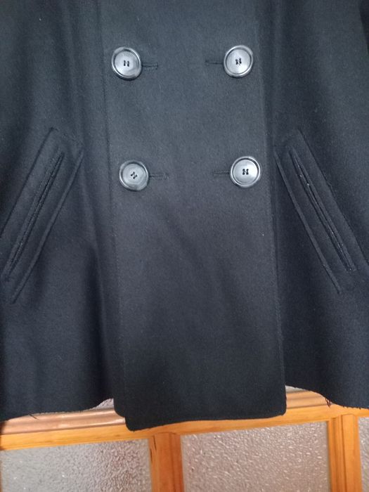 Лёгкое драповое полупальто. Mango.