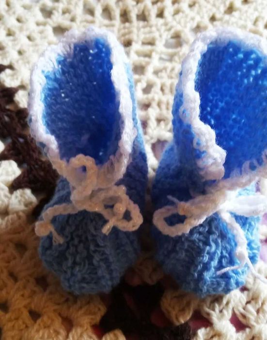 пинетки вязанные