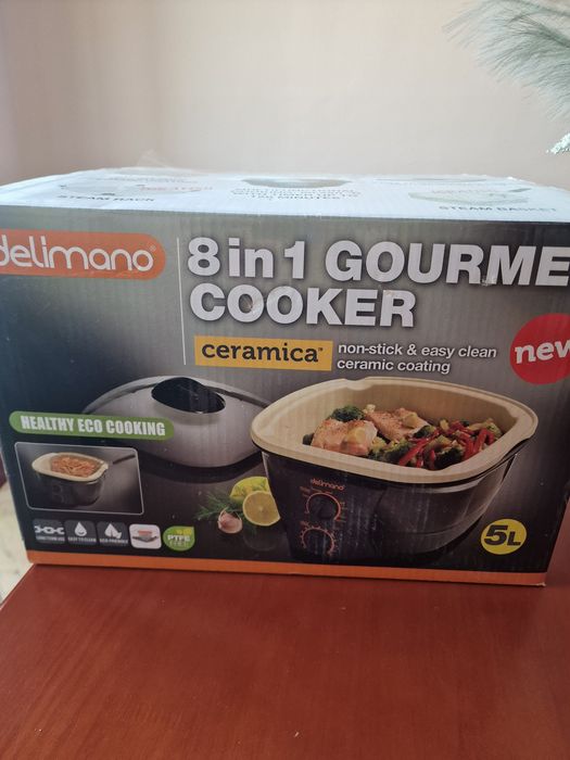 Делимано Гурме Кукър 8 В 1, керамично покритие