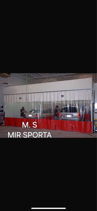 Шторы для автомойки  единоборства локс