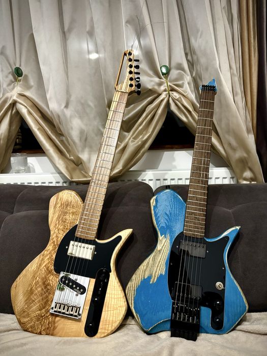 Chitara electrica handmade headless Mandate Axis 6