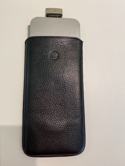 Черен Кожен Калъф за IPhone 6 НОВ