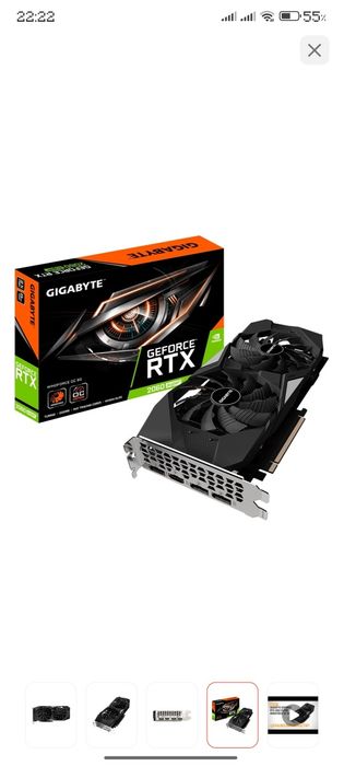 Видеокарта rtx 2060super 8gb WindForce Oc