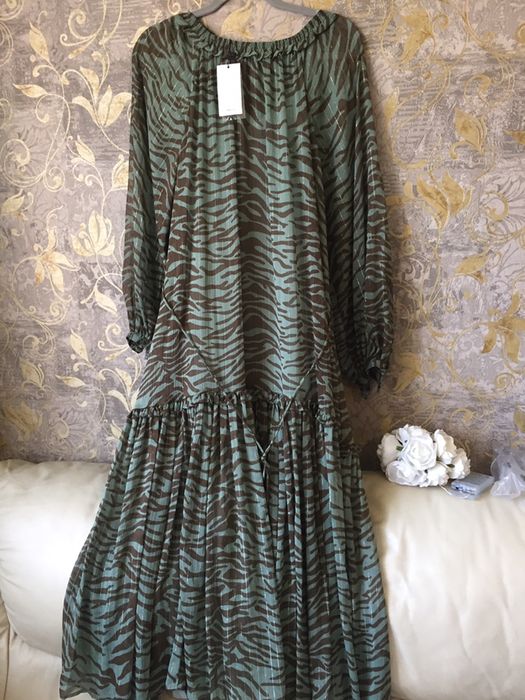 Mango дамска дълга рокля