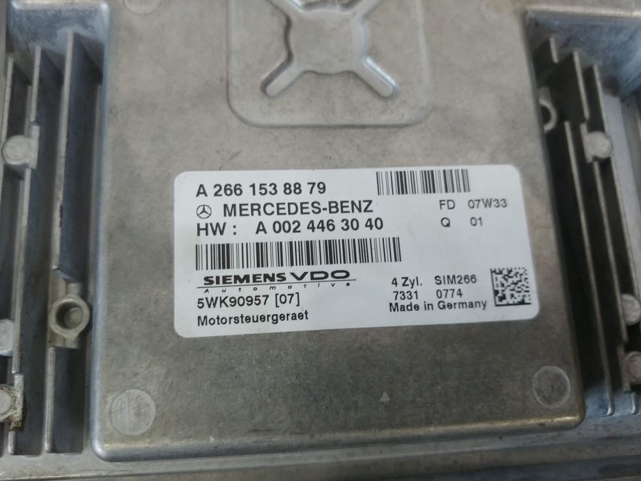ecu calculator motor 266940 1.7 b mercedes b-class w245  a2661538879  a0024463040