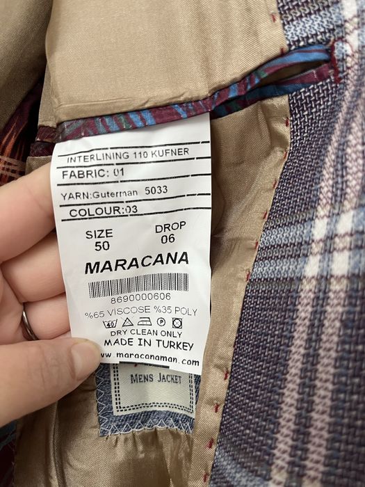 Sacou Maracana marimea 50 din 65% vascoza