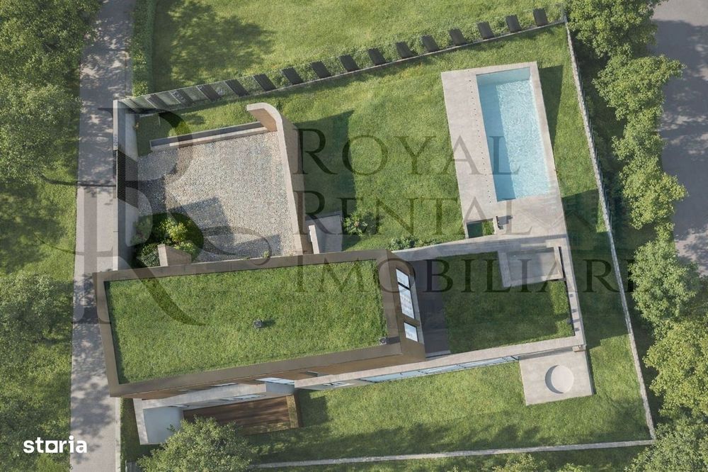 Teren intravilan cu proiect de casă și piscină – zonă exclusivistă Săl