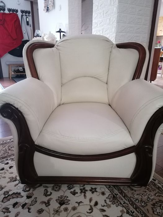 Set canapele piele extensibile