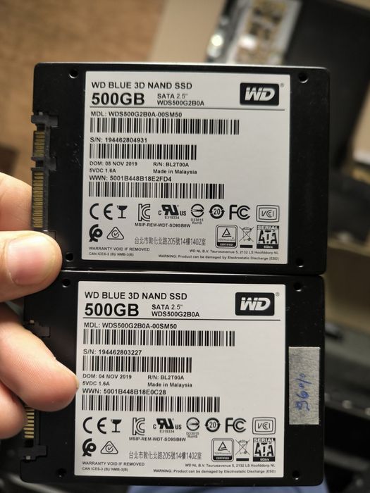 SSD WD Blue 500GB