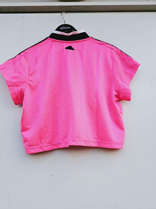 Adidas бонбонено розоро оригинална дамска тениска Л/Хл размер