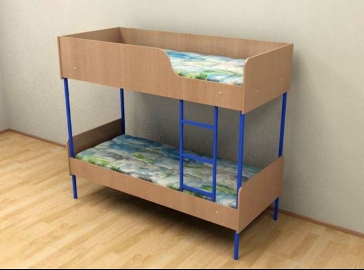 Кровать двухъярусная металлическая | Для дома и бизнеса