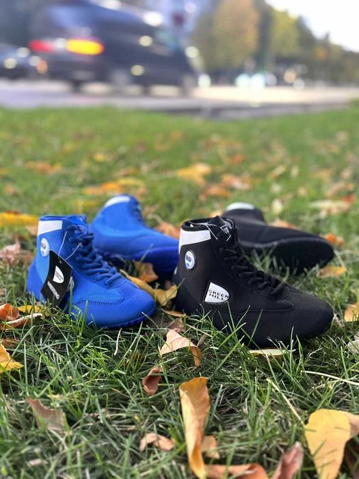 Борцовки Asics для борьбы и единоборств синие (33-42р)