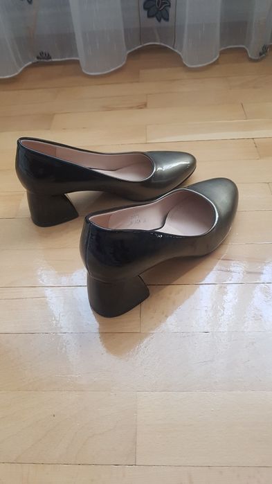 Pantofi casual din piele lacuită
