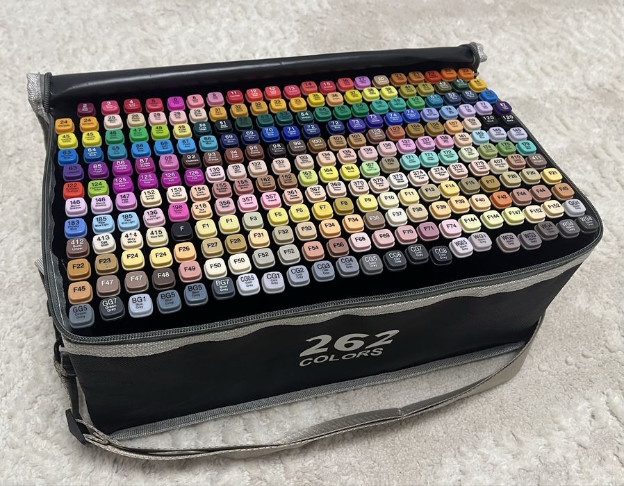 Новые Фломастеры 262 Цвета Touch