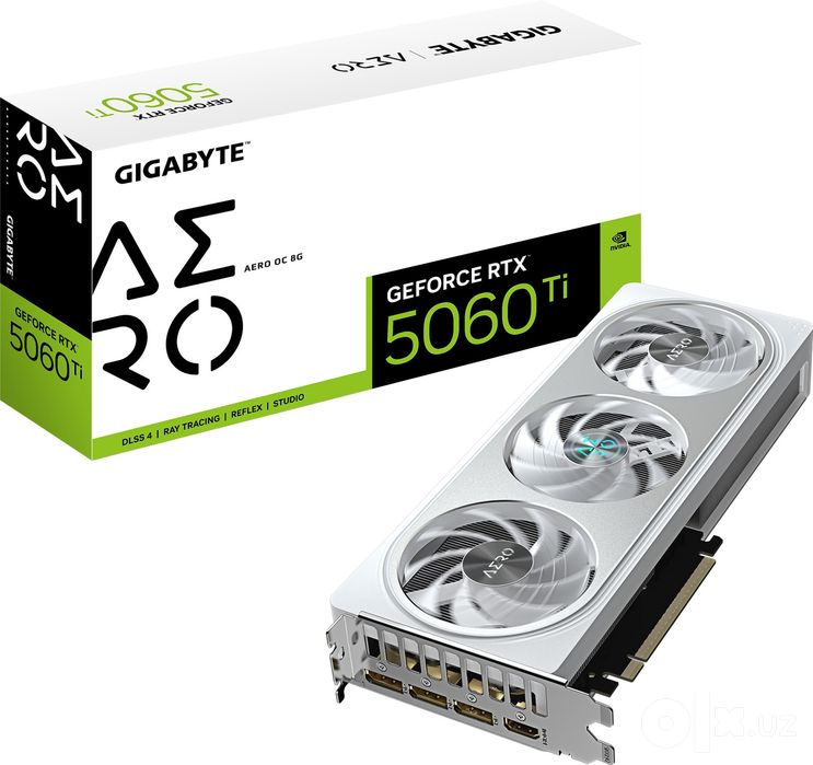 Видеокарта Gigabyte RTX 5060 Ti AERO OC 8GB GDDR7, новая