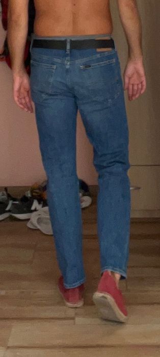 Мъжки дънки Lee, укорочени, нови