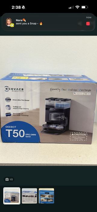 Aspirator Robot Ecovacs T50 Pro Omni Gen 2 // Nou Sigilat!