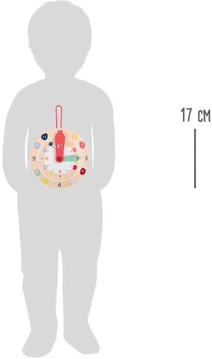 Ceas de jucarie din lemn, Legler, Small Foot