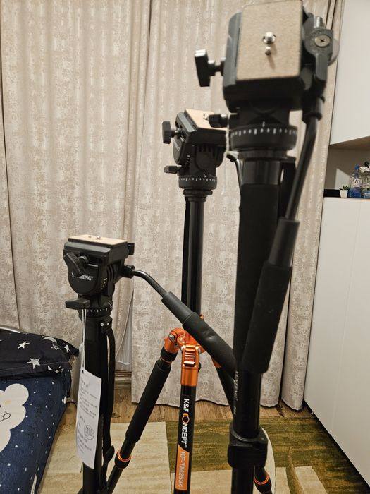 Trepied video,cap fluid,monopied,dolly,noi,1400 lei toate