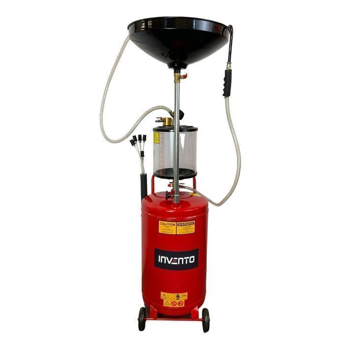 Recuperator ulei pneumatic cu aspiratie 80l invento