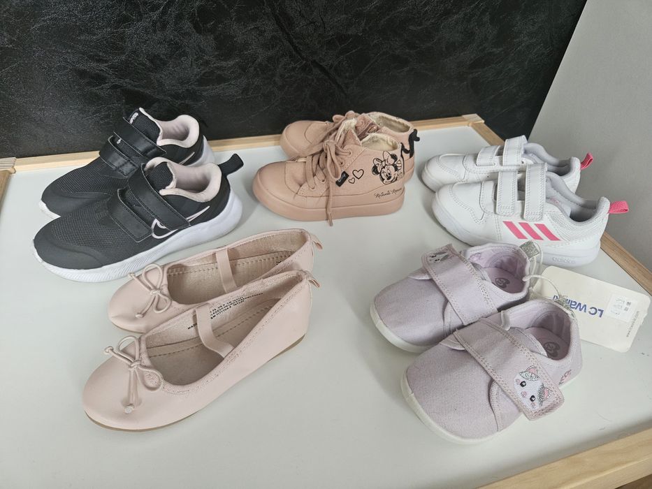 Обувки за момиче, Adidas, Nike, Zara, HM, различни размери