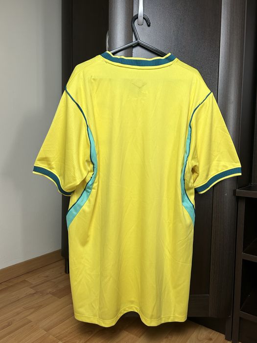 Tricou oficial de fotbal acasă al Brazil national football team 2026, original, fabricat în Brazilia, culoare galben, nou cu etichete, mărimea L