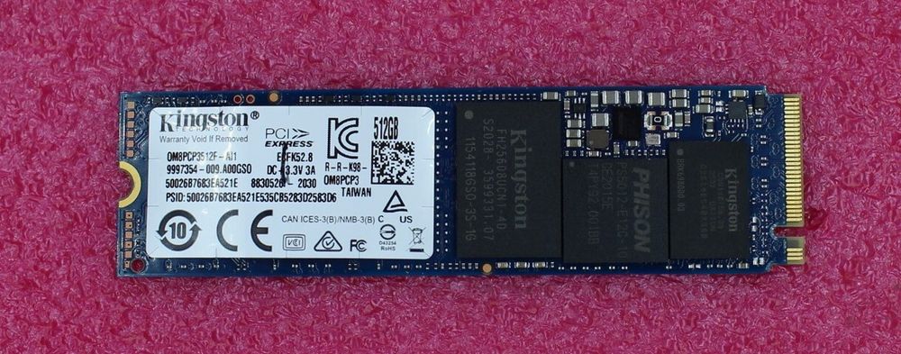 SSD 512 gb kingston