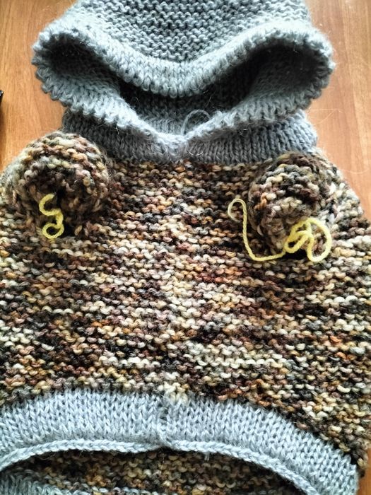 Вязанная одежда для питомцев.