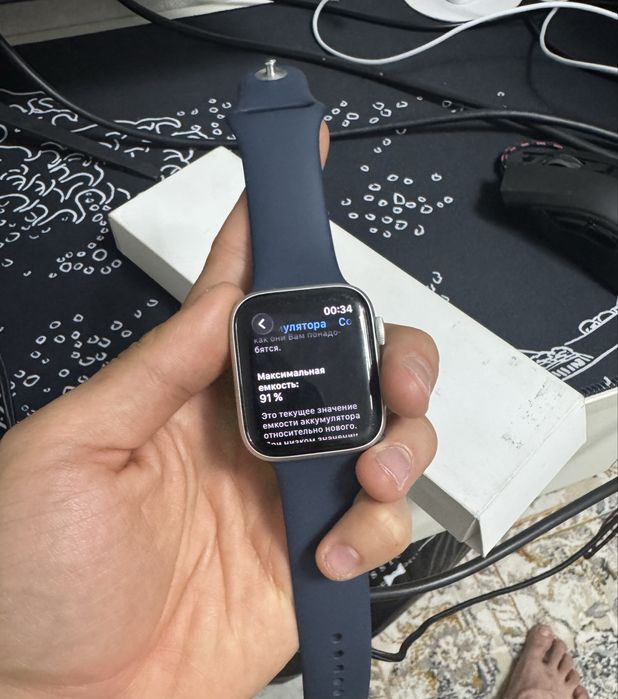 apple watch se 44 mm 91% торга нет