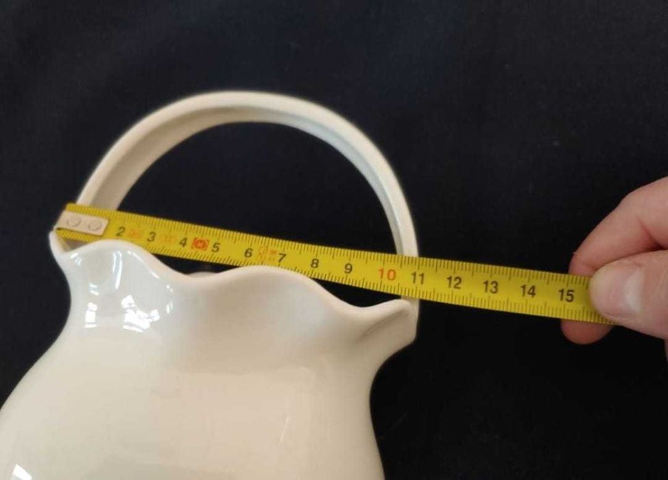 Coșuleț porțelan alb