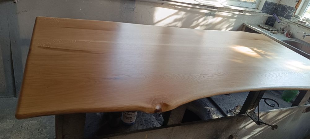 Дъбов плот с жив ръб