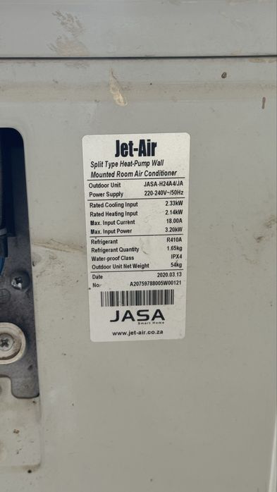 Кондиционер Jet-Air (JASA-H24A4/JA)