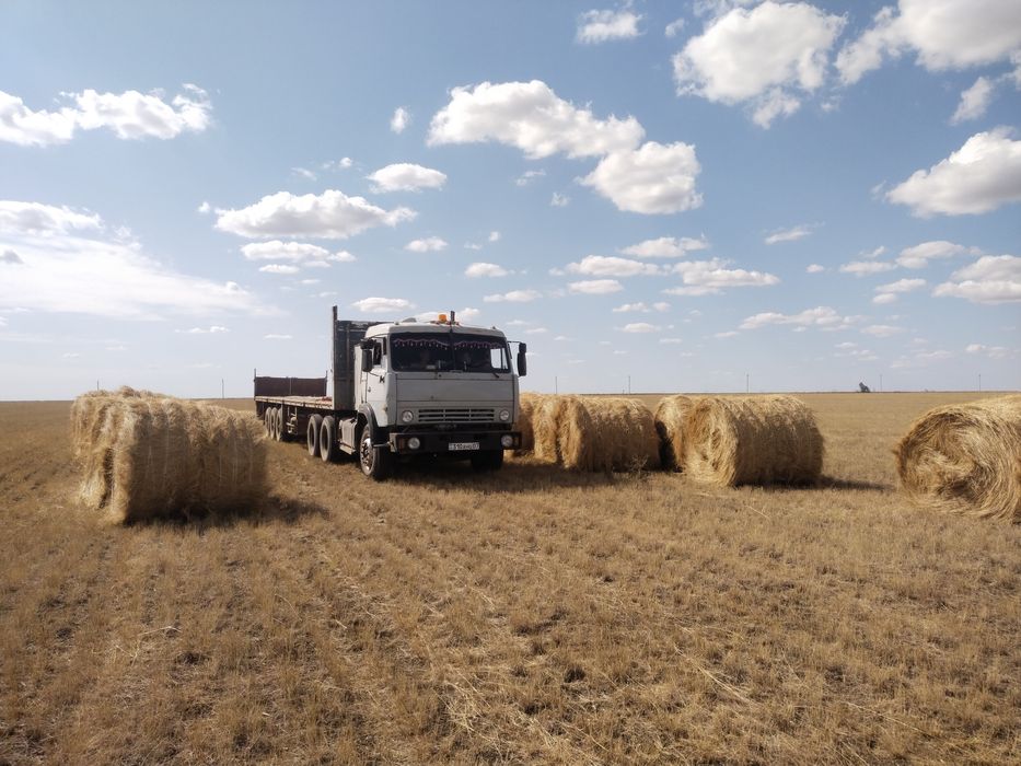 Услуги полуприцепа доставка сена.