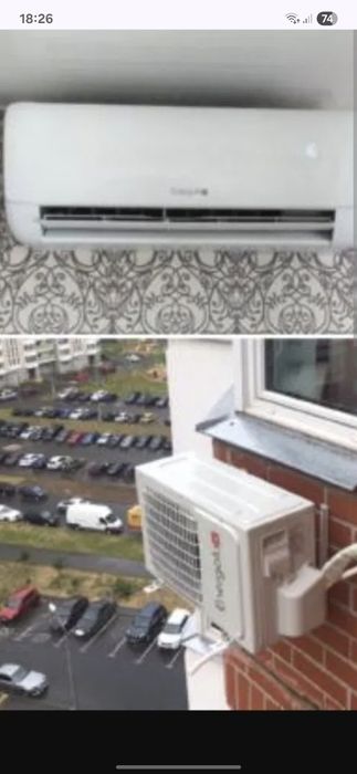 Установка кондиционер