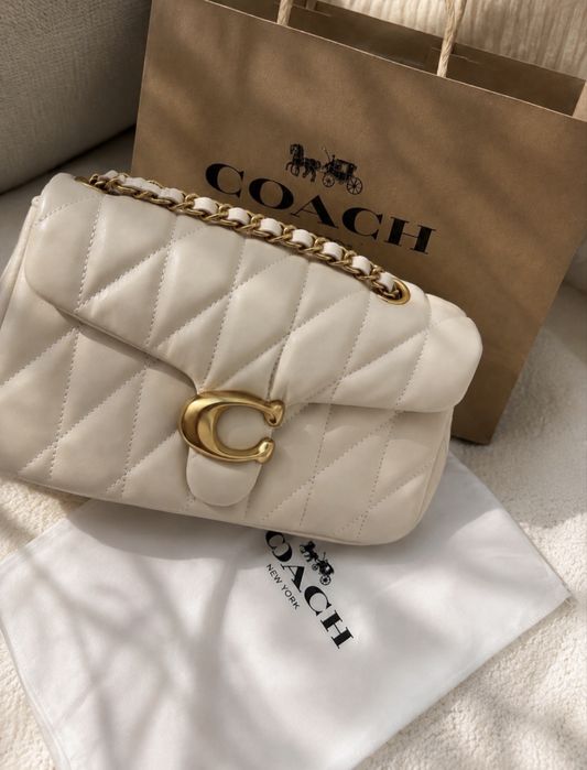 Geanta coach crem